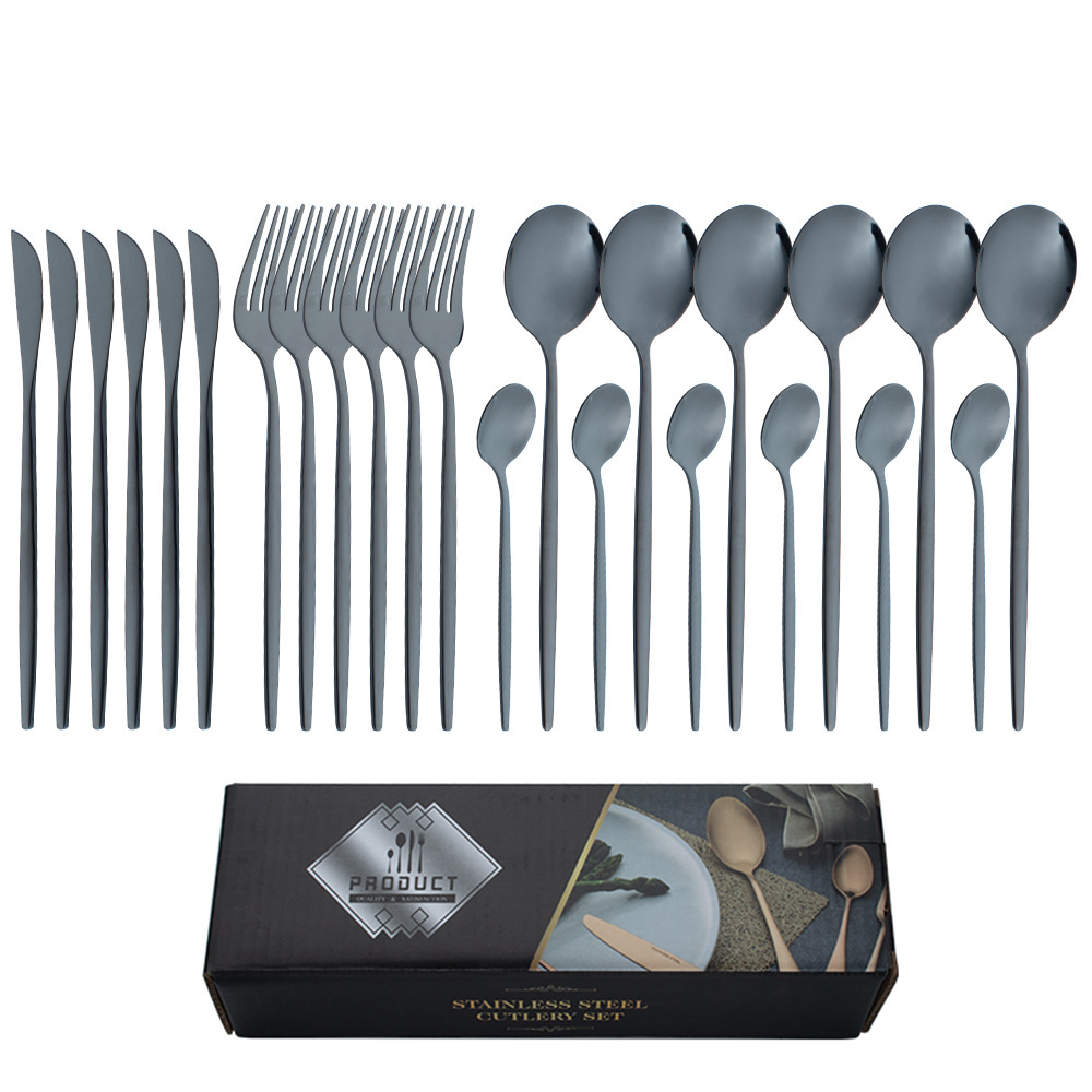 Premium metal kitchen utensil set including ladle, spatula, serving tools in modern design

