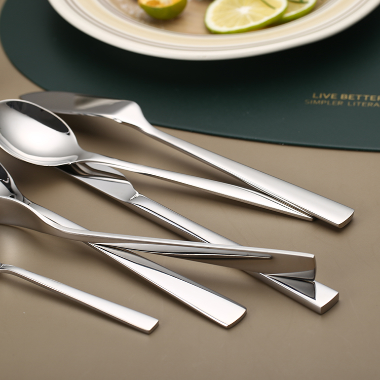 Stainless steel silver table knife for dining, restaurant, or catering use

