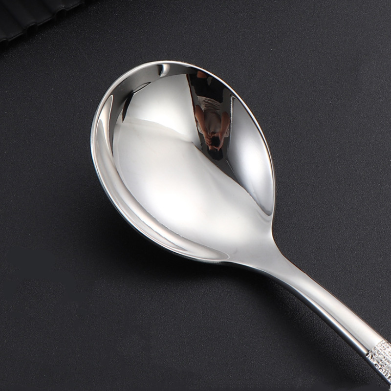 304 stainless steel cutlery set with linen texture for hotels and restaurants


