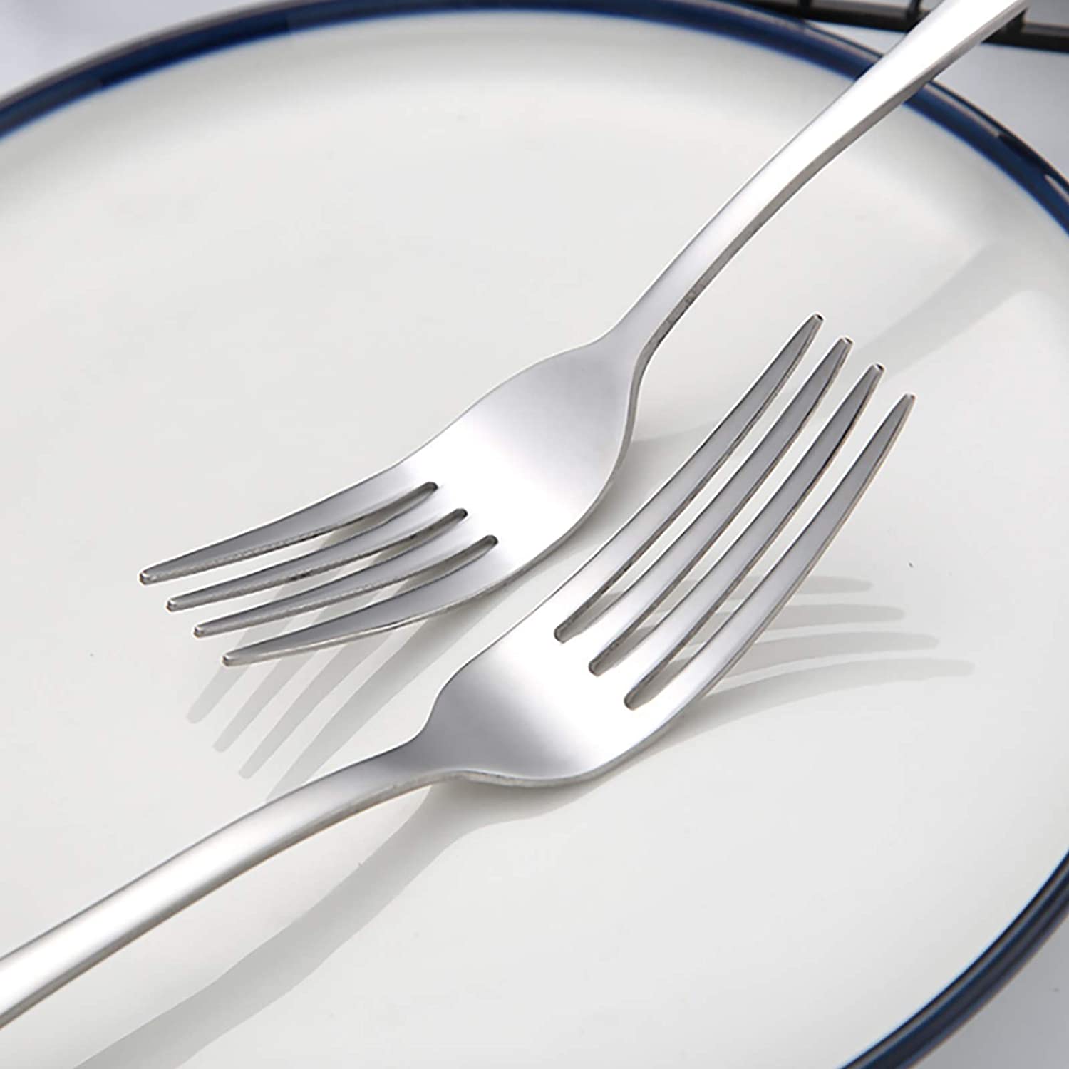 Stainless steel knife fork spoon cutlery set for hotel restaurant wedding events

