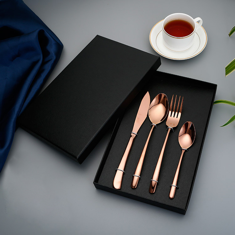 Heavy handle stainless steel cutlery set for hotel and kitchen