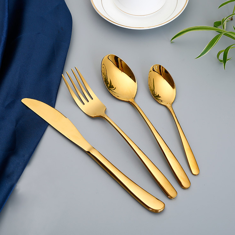201 stainless steel cutlery set spoon and fork for wholesale