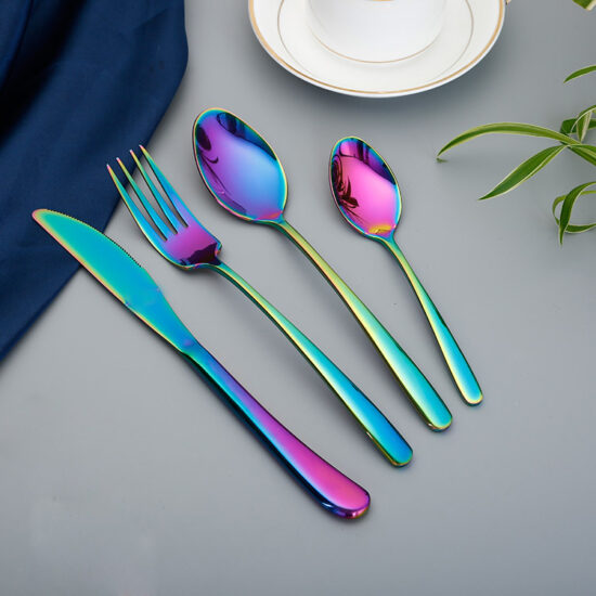 201 stainless steel cutlery set spoon and fork for wholesale