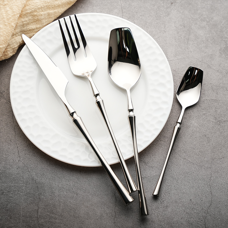 Rustic country-style flatware set with farmhouse charm


