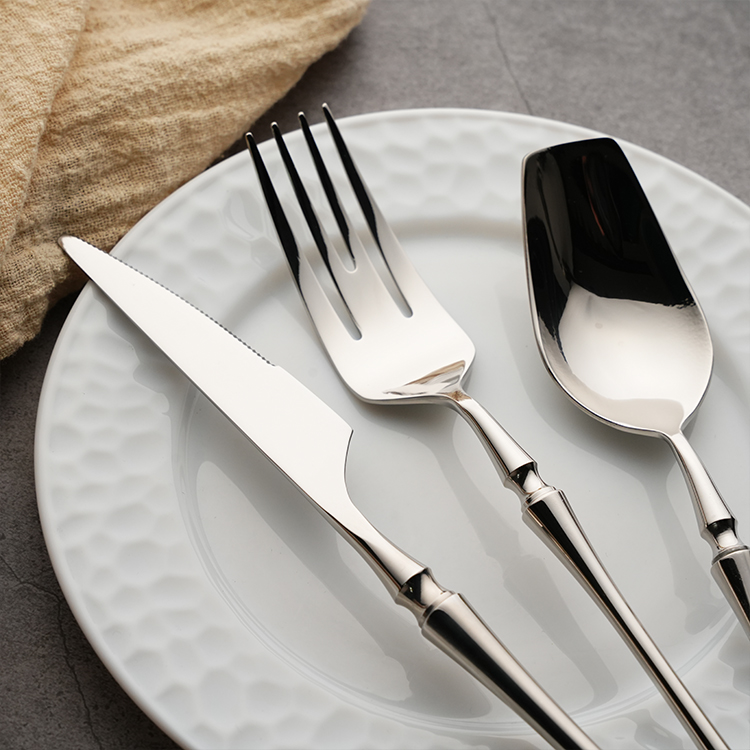 Rustic country-style flatware set with farmhouse charm

