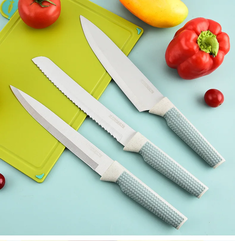 Kids’ Safe Fruit Knife Set with Colorful Handles