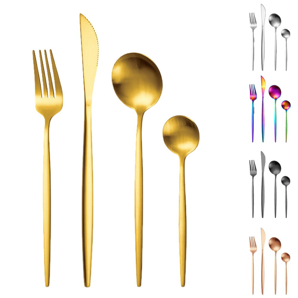Rainbow Stainless Steel Cutlery Set
