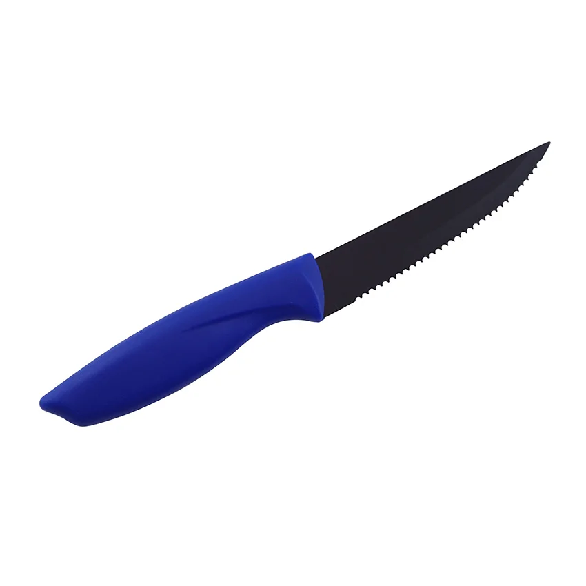 4-Inch Stainless Steel Steak Knife with Serrated Edge

