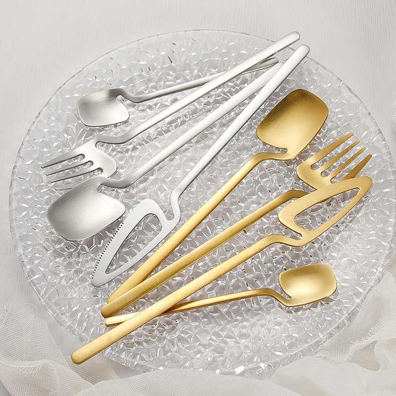 Reusable 304 stainless steel cutlery set with portable storage box

