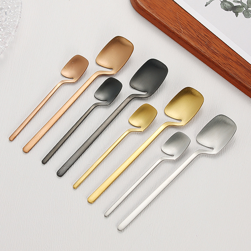 Reusable 304 stainless steel cutlery set with portable storage box

