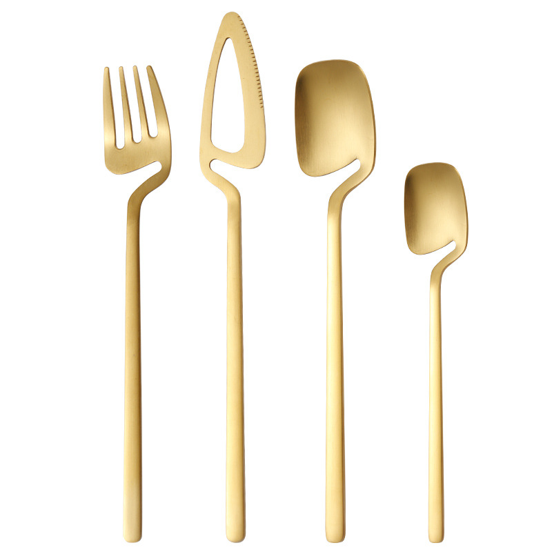 Reusable 304 stainless steel cutlery set with portable storage box

