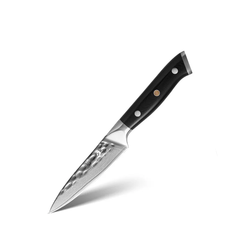 Custom Hand-Forged Damascus Steel Chef Knife with Ergonomic Handle
