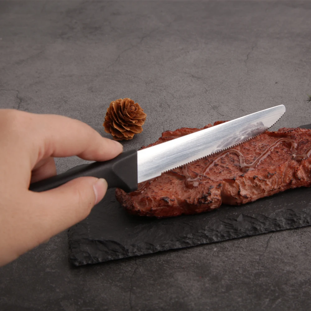 Copper-Coated Steak and Fruit Knife Flatware

