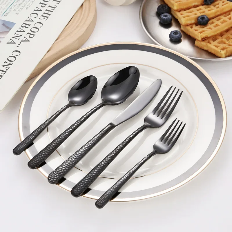 Custom Black Cutlery Storage Box with Logo

