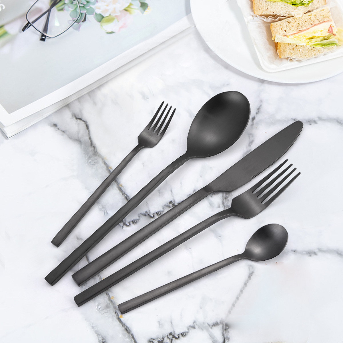 Heat-Resistant Cooking Spoon Set for Kitchen
