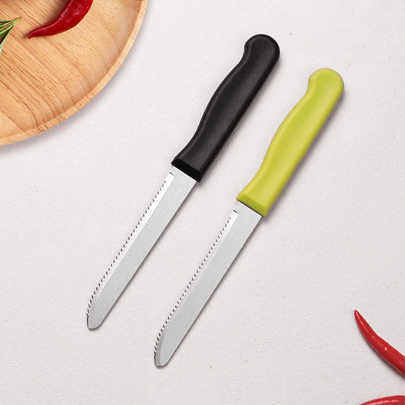 Sharp Stainless Steel Steak Knife with Ergonomic Handle