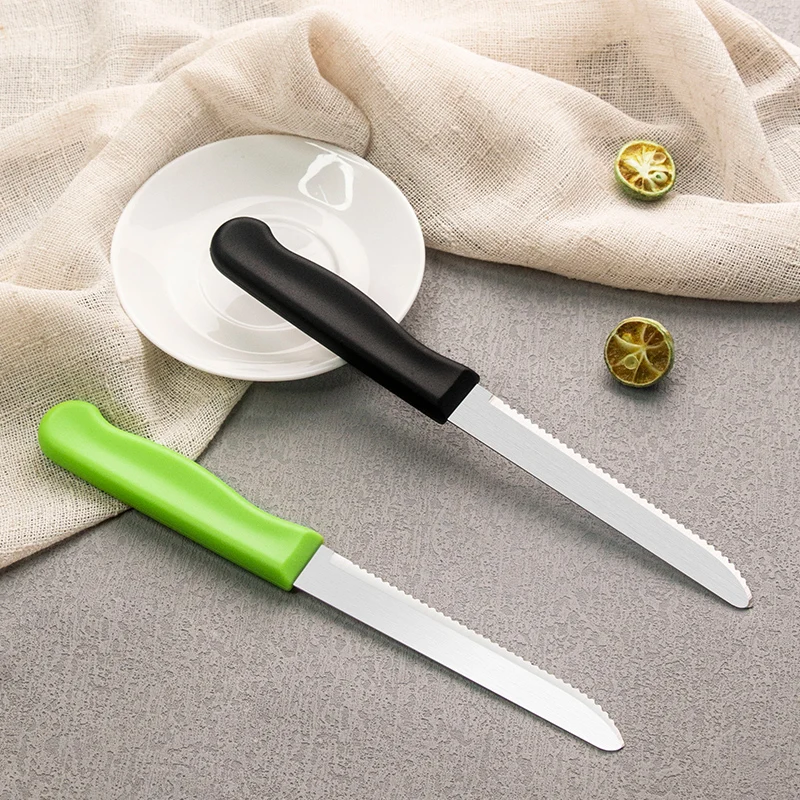 Sharp Stainless Steel Steak Knife with Ergonomic Handle