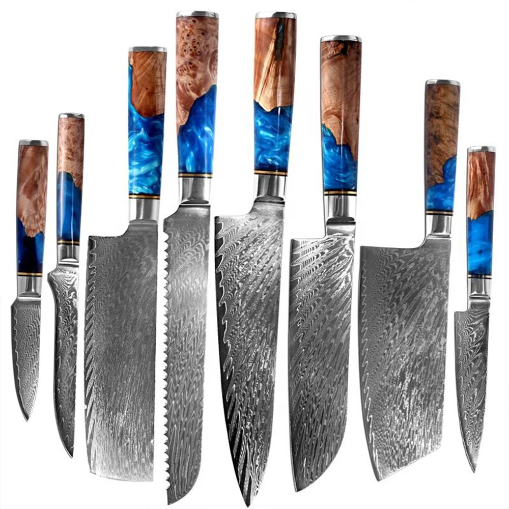  Professional Chef Kitchen Knife Set with Sharp Blades