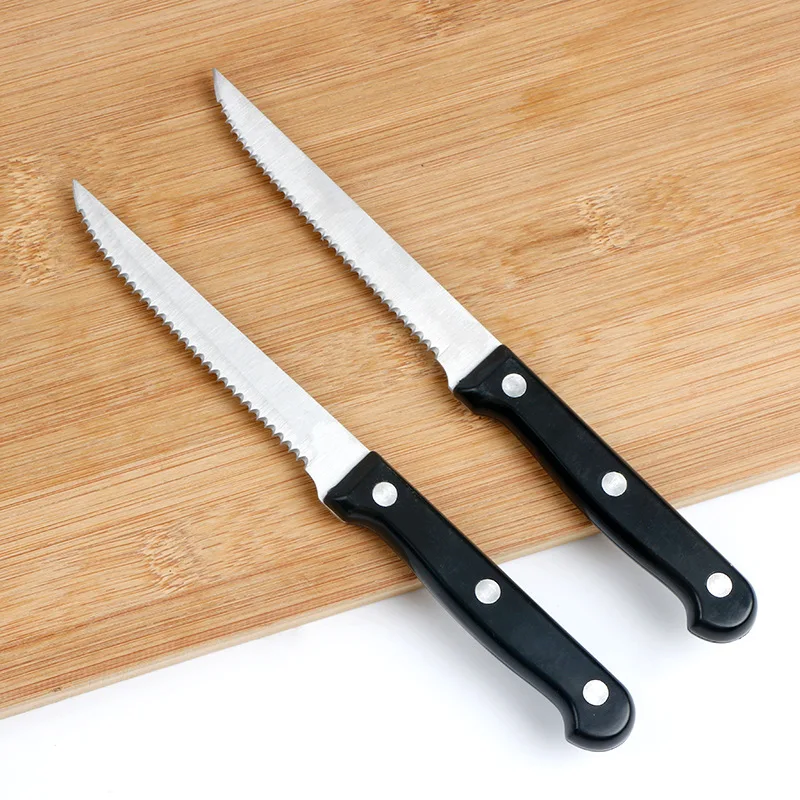 Premium Stainless Steel Steak Knife with Serrated Edge