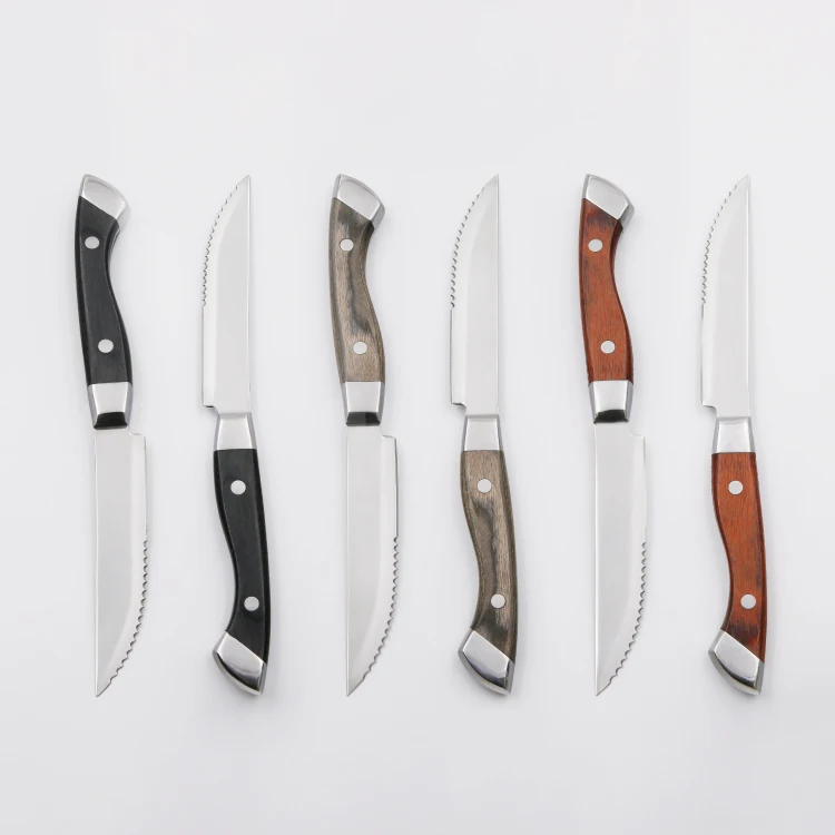 Sustainable Butcher Knife with Eco Wooden Handle and Accessories