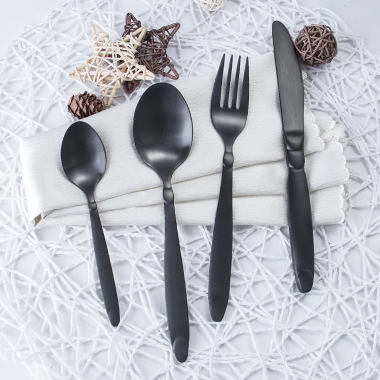 Black Silverware Set – Corporate Business Gift Cutlery