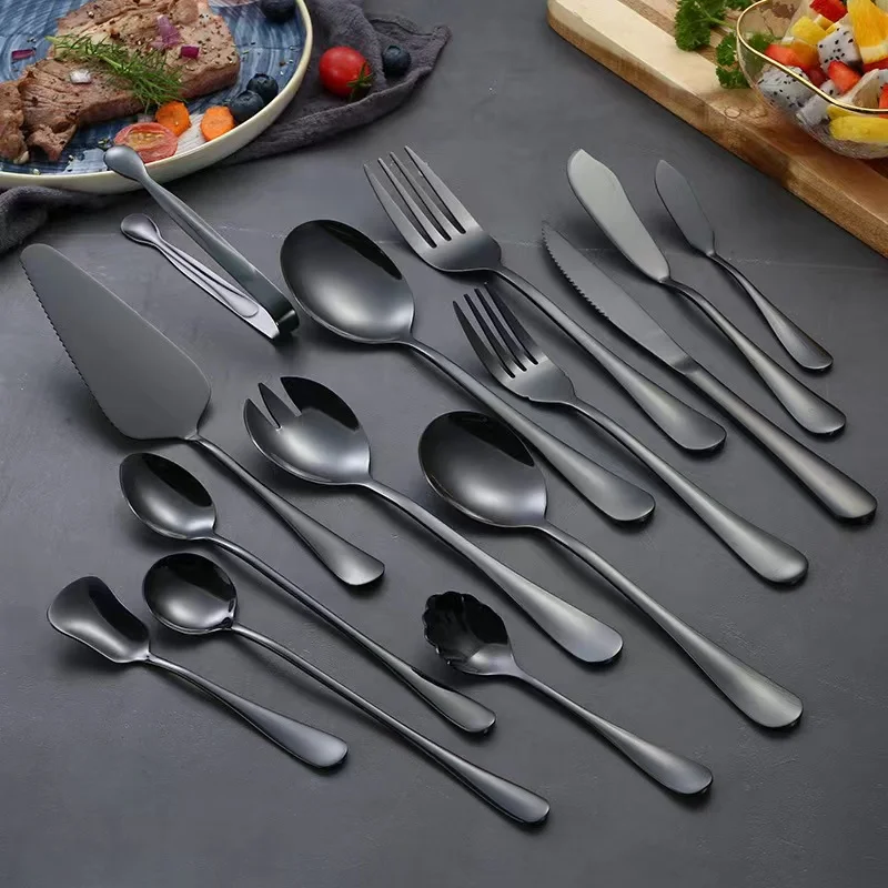 Black Silverware Set – Corporate Business Gift Cutlery