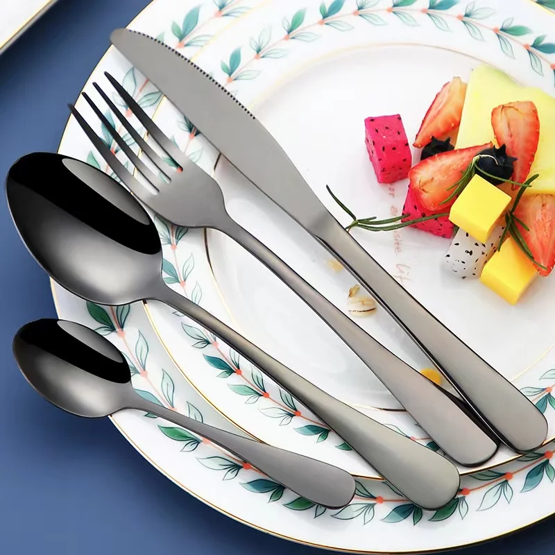 Black Silverware Set – Corporate Business Gift Cutlery