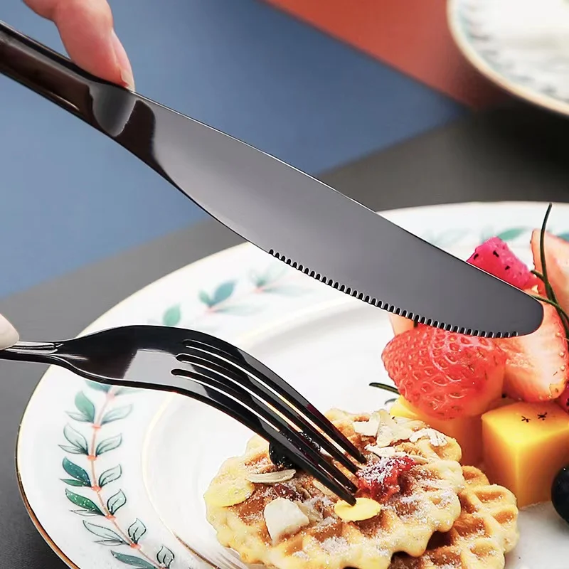 Black Silverware Set – Corporate Business Gift Cutlery