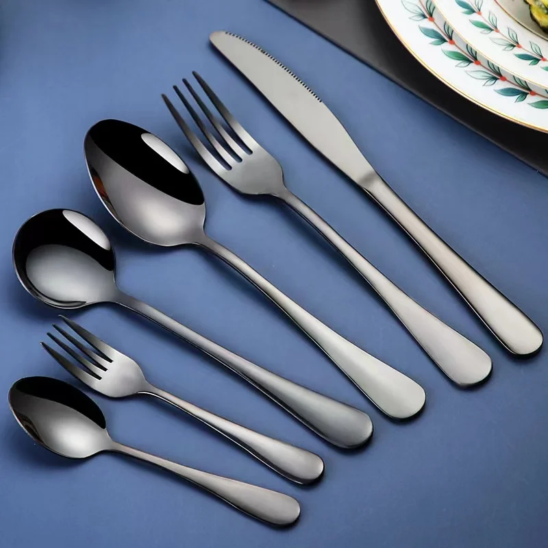Black Silverware Set – Corporate Business Gift Cutlery