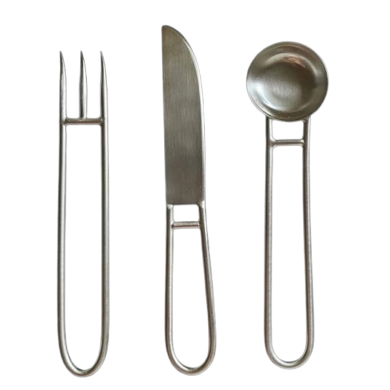 Luxury gold stainless steel flatware silverware set for upscale dining

