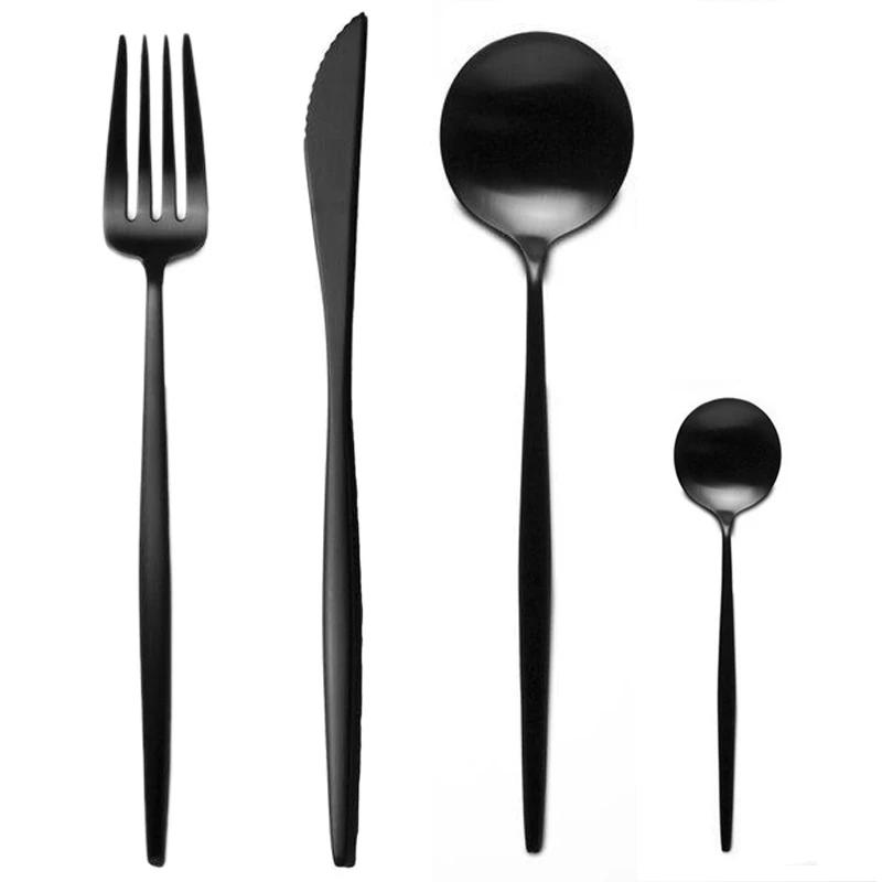 Party Stainless Steel Spoon Fork Knife Cutlery Set