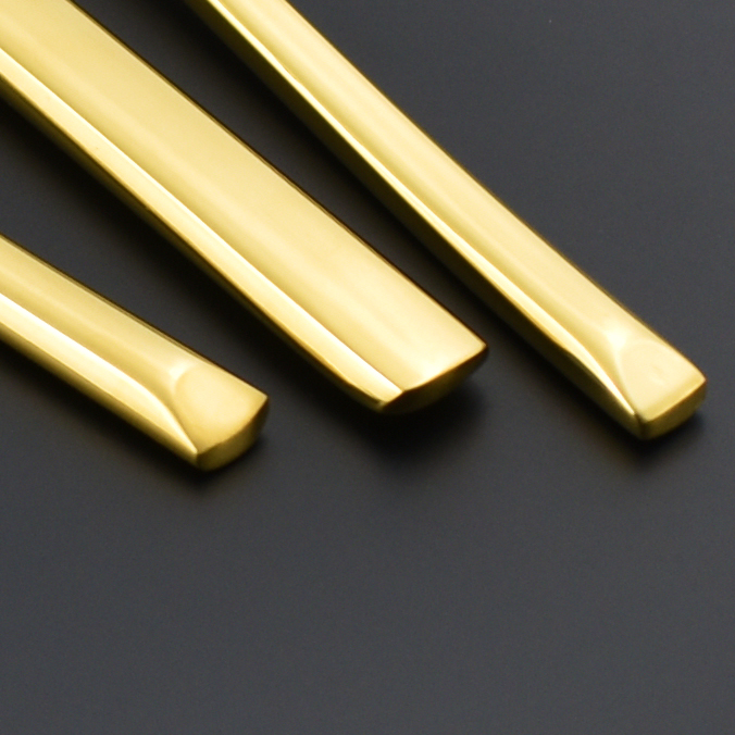 Premium food-grade stainless steel silverware set for professional dining use

