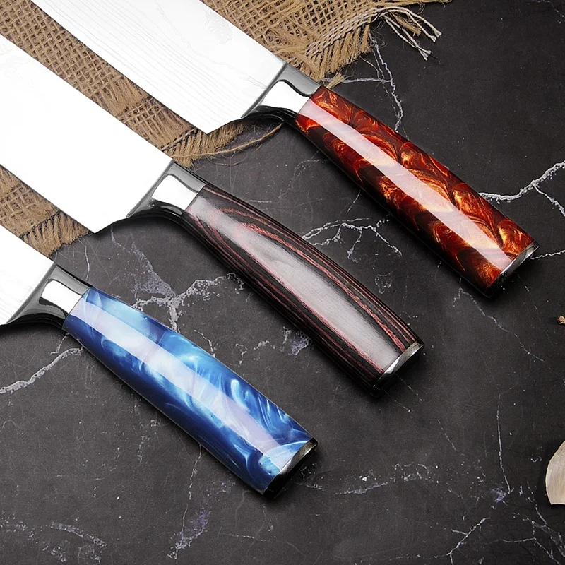 Professional Chef Knife with Stainless Steel Blade for Kitchen