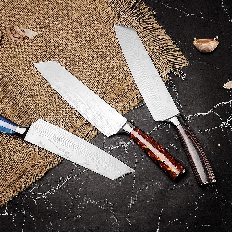 Professional Chef Knife with Stainless Steel Blade for Kitchen