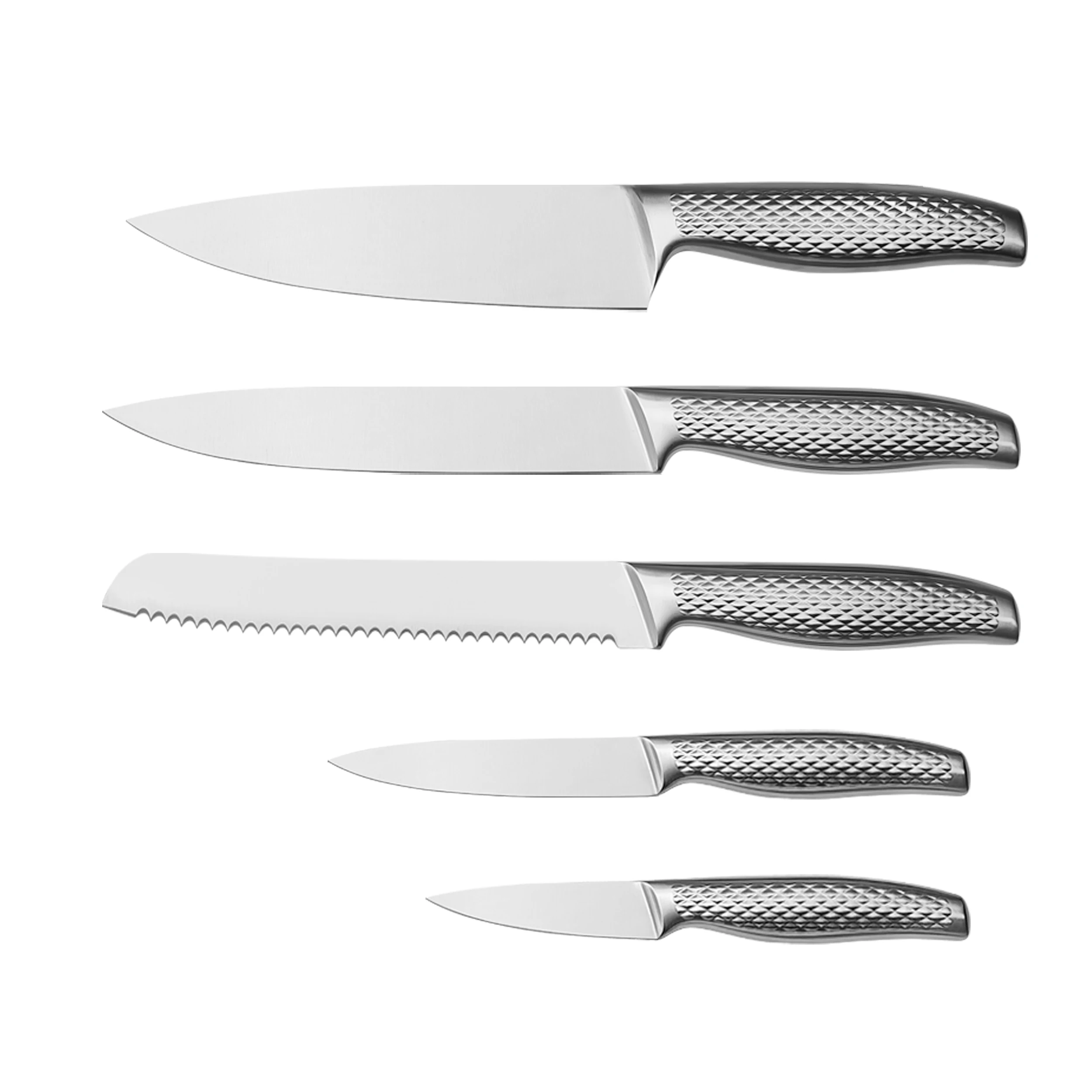 Kitchen Knife with Ergonomic PP Handle and Sharp Stainless Blade