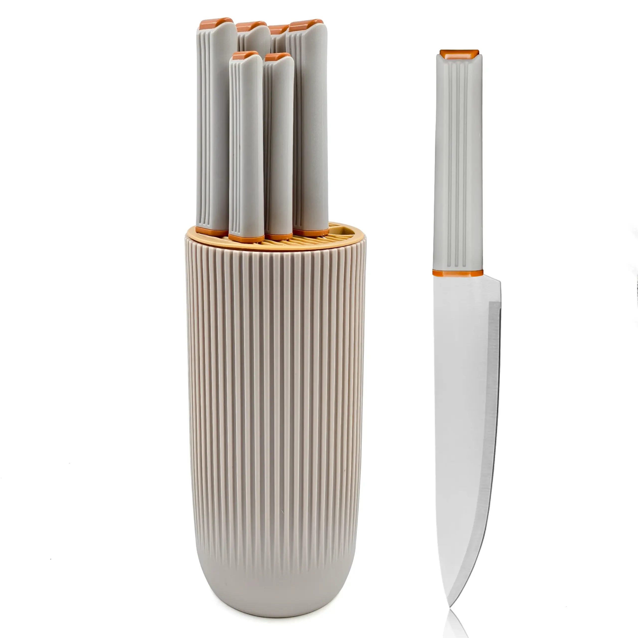 Kitchen Knife with Ergonomic PP Handle and Sharp Stainless Blade