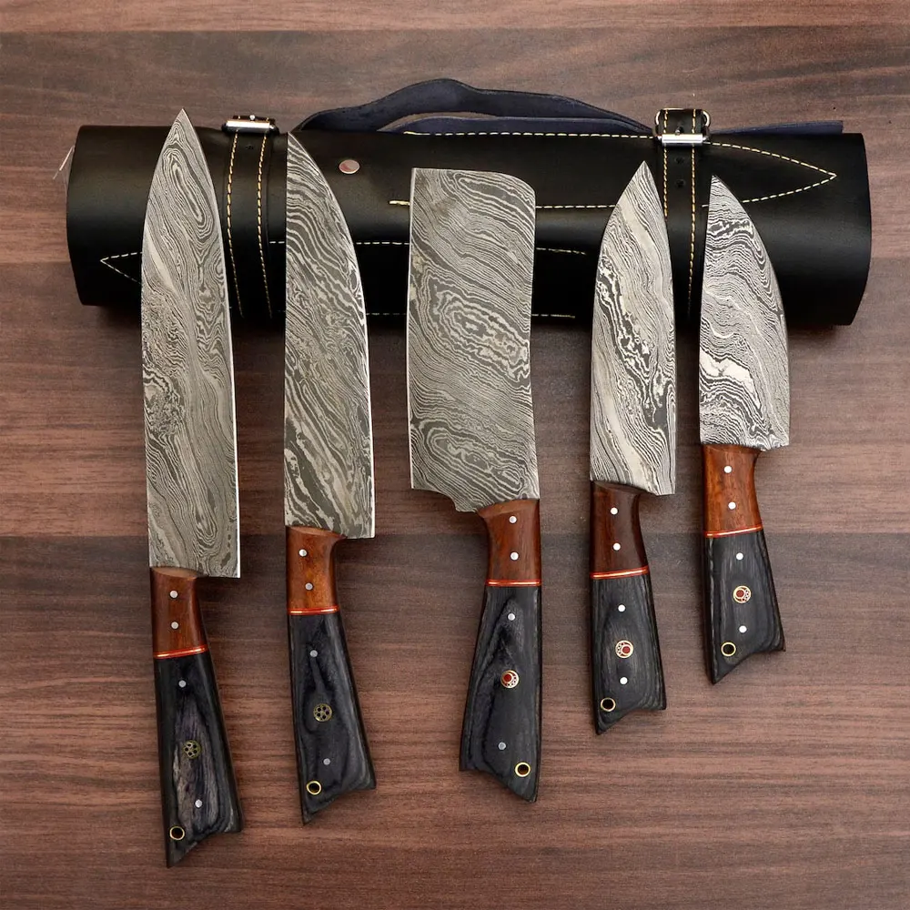 Damascus Steel Vegetable Chef Knife