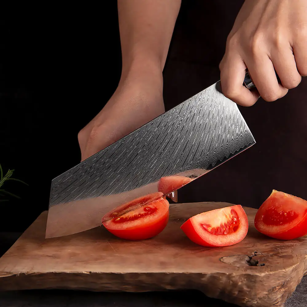 Damascus Steel Vegetable Chef Knife