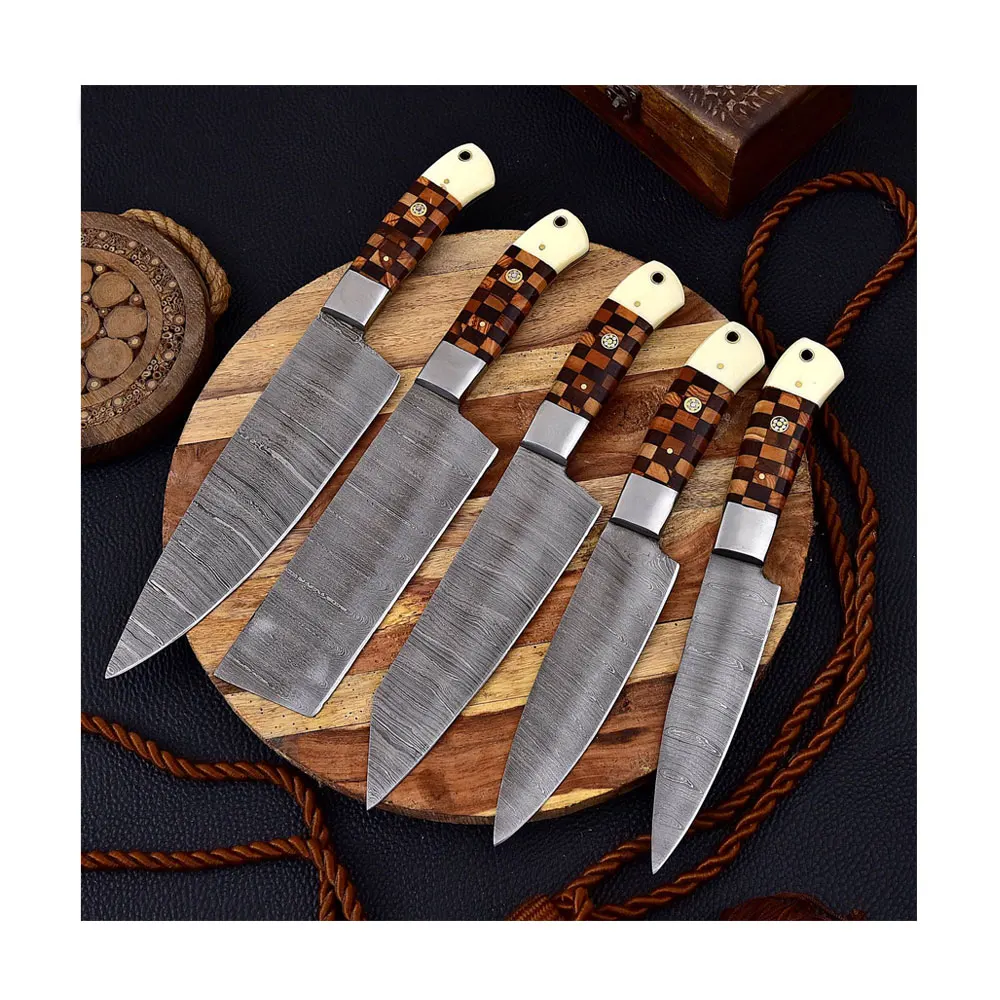 Damascus Steel Vegetable Chef Knife