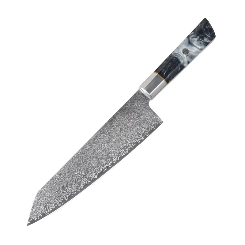 Damascus Steel Chef Knife Set with Ergonomic Handles