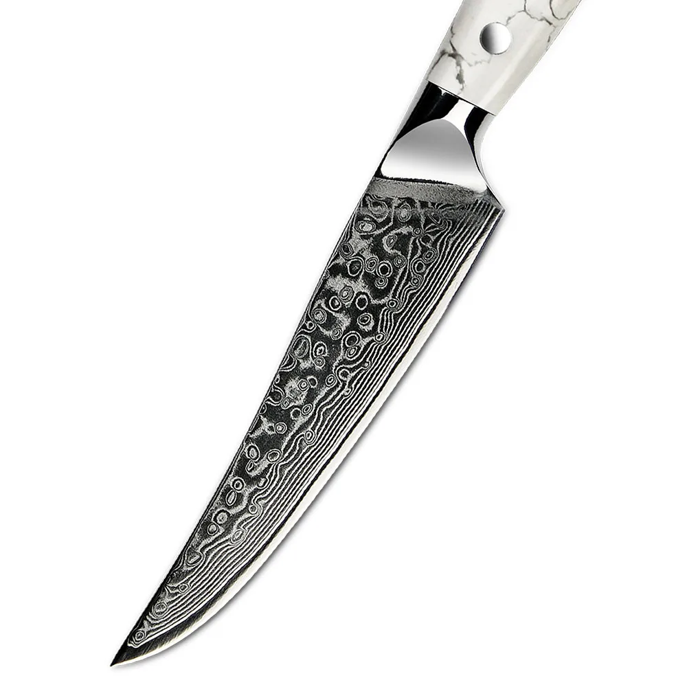 Stainless Steel Steak Knife with Serrated Edge for Kitchen Use
