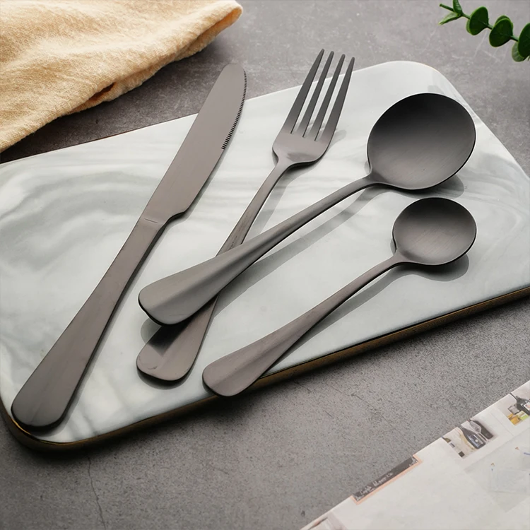 Elegant Restaurant Stainless Steel Cutlery Set