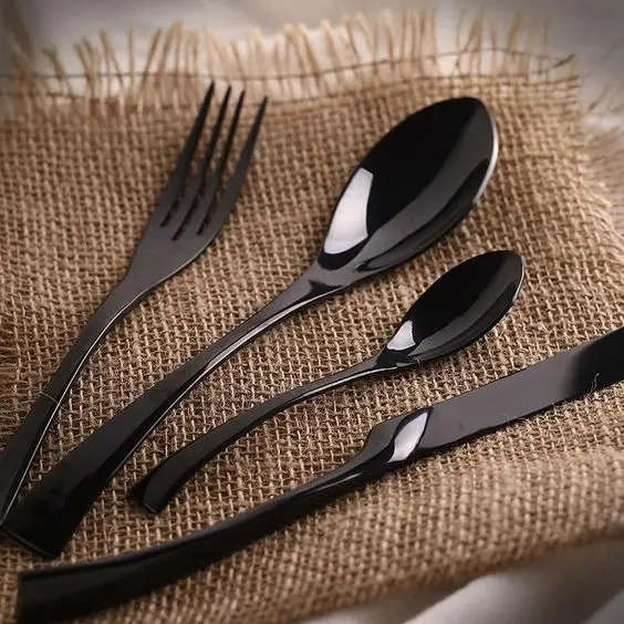Elegant Restaurant Stainless Steel Cutlery Set