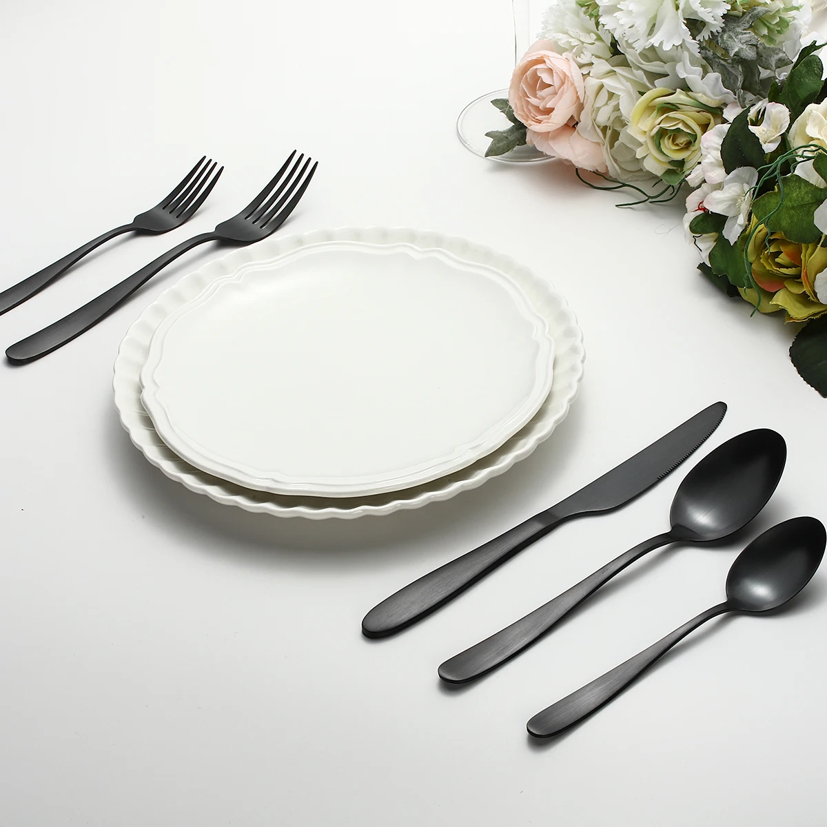 Elegant Restaurant Stainless Steel Cutlery Set