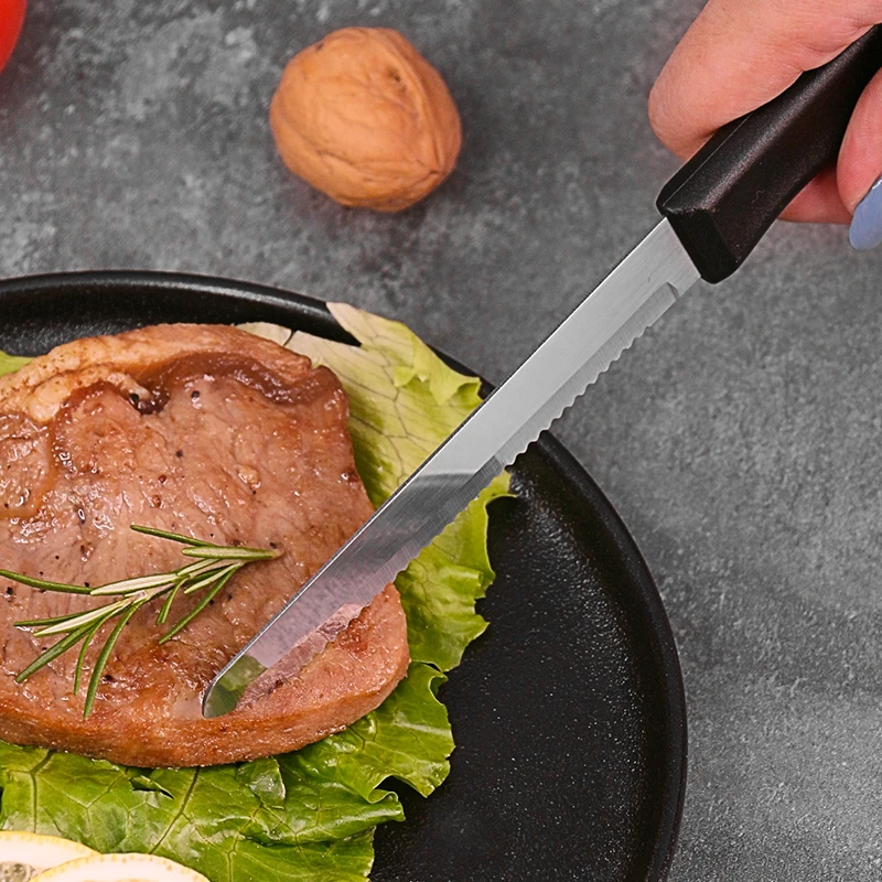 Laguiole Serrated Steak Knife with Stainless Steel Blade