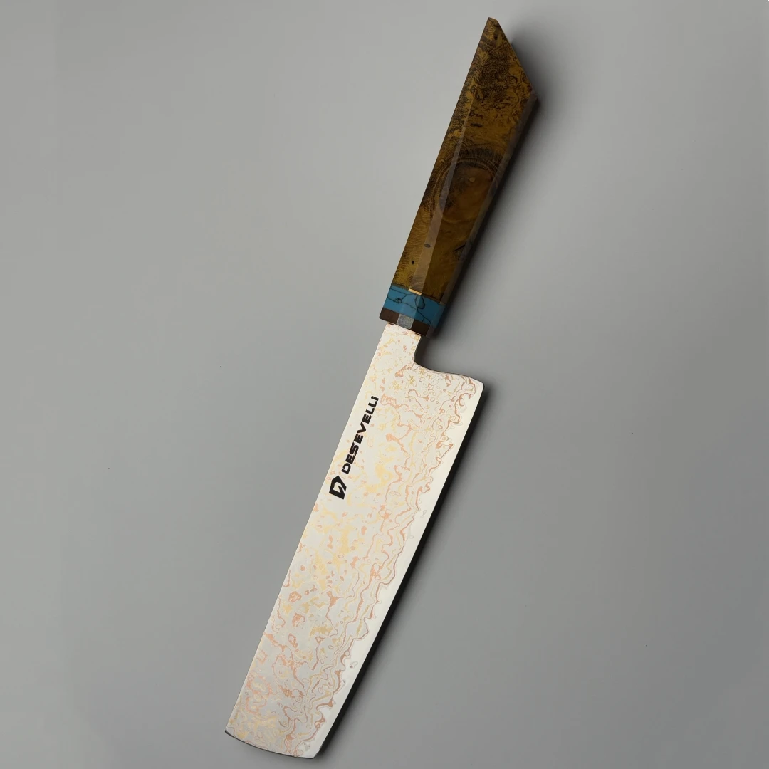 Premium Japanese chef knife with sharp blade and ergonomic handle