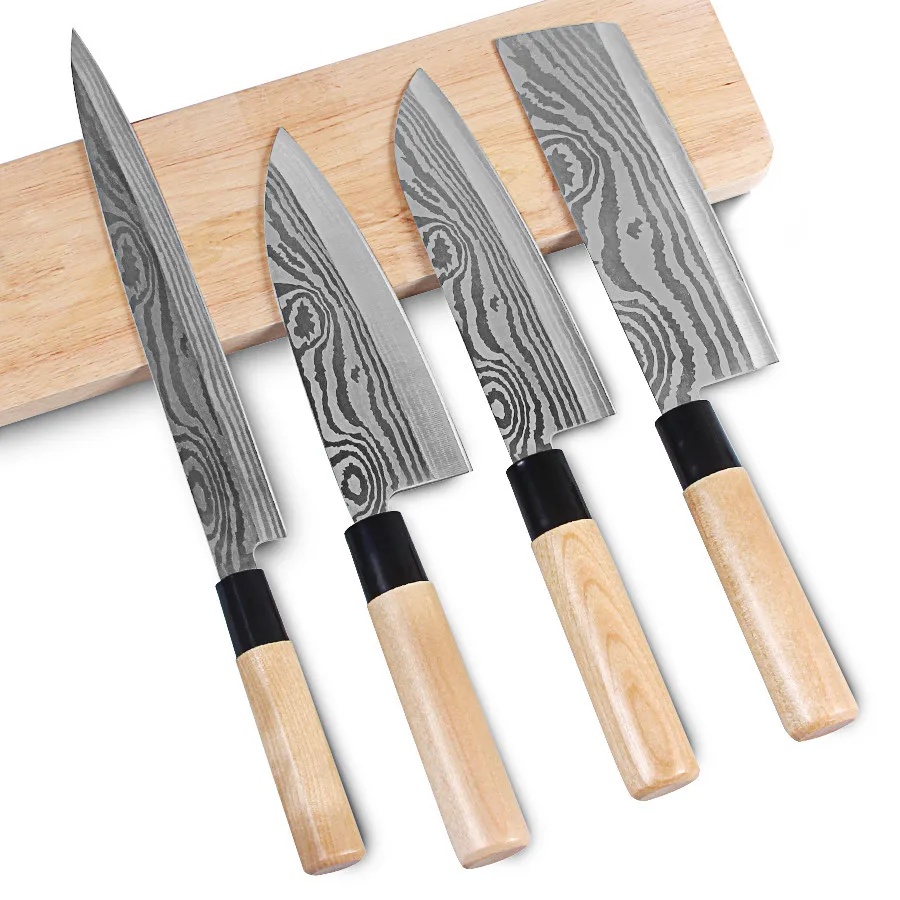 Premium Japanese chef knife with sharp blade and ergonomic handle