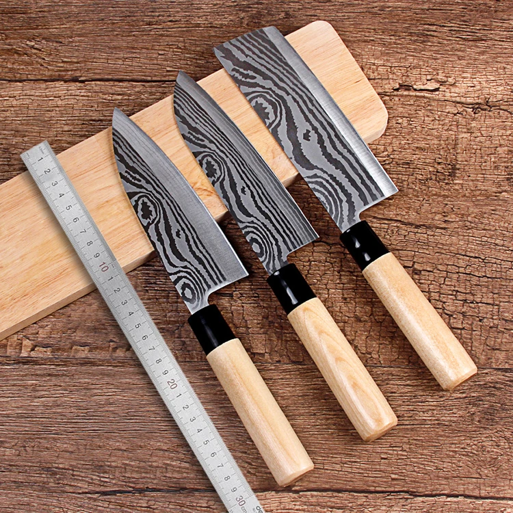 Premium Japanese chef knife with sharp blade and ergonomic handle