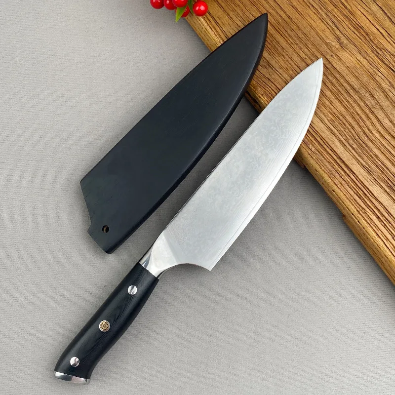 VG10 Damascus Steel Chef Knife with Premium Handle