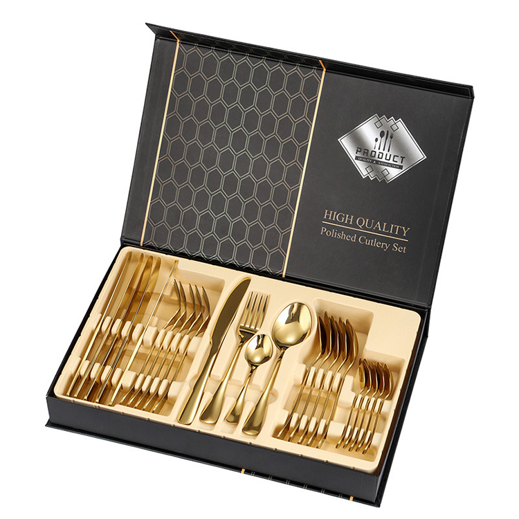 Portable stainless steel cutlery set for travel and daily meals

